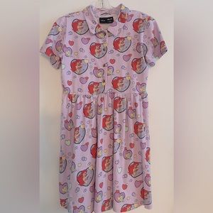 Disney Ariel Allover Print dress Cakeworthy Worn two times. Good Condition.